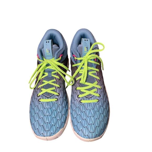 Under Armour HOVR 5 Clone Basketball Shoes 3025605-300 Aqua Foam Size 14 Mens - Picture 2 of 7